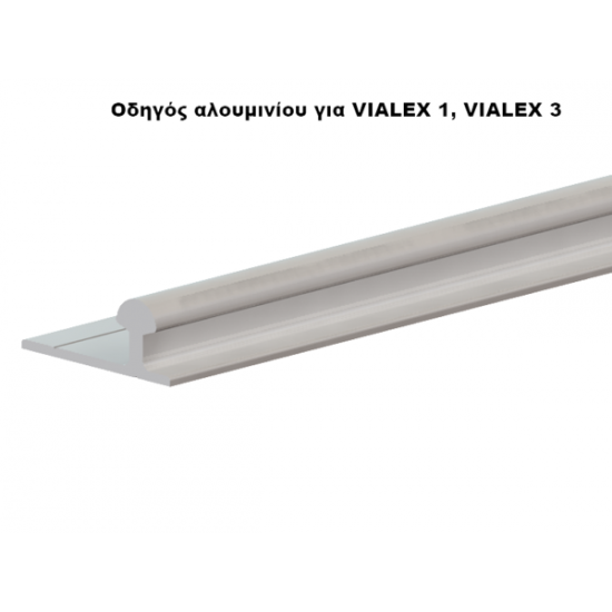 VIALEX 3 SET: Μηχανισμός για 1 συρόμενη πόρτα ντουλάπας βαρέως τύπου χωρίς οδηγό κύλισης